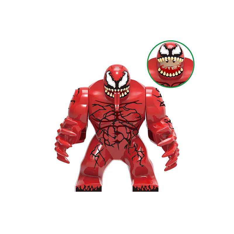 New Marvel 3D superhero characters large model building blocks assembly toys children's birthday gifts boys girl