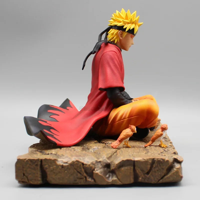 Uzumaki Naruto Anime Figure - 16cm Action Figurine in Meditation Pose - Collectible Statue