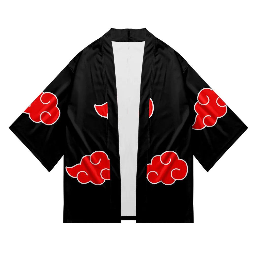Unleash Your Inner Ninja! Akatsuki Cloud Cloak - Anime Cosplay Costume & Versatile Cardigan