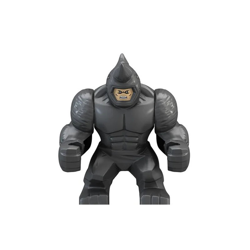 New Marvel 3D superhero characters large model building blocks assembly toys children's birthday gifts boys girl