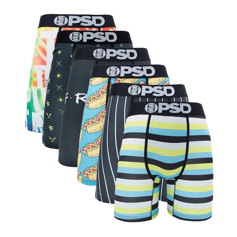 6-Pack Men’s Boxer Briefs – Breathable, Stylish & Comfortable Fit