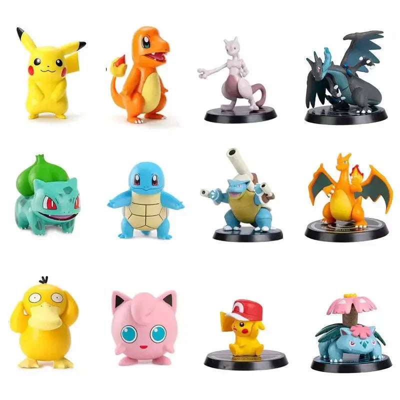 Pokemon Anime Figure Vulpix Scenes Version Figurine Toys PVC Model Collection Dolls surprise box mystery box gift for a child