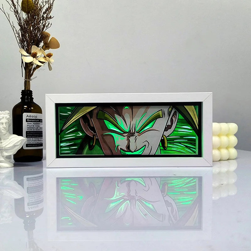 Anime LED Light Box – Manga Paper Carving Desk Lamp for Kids & Collectors