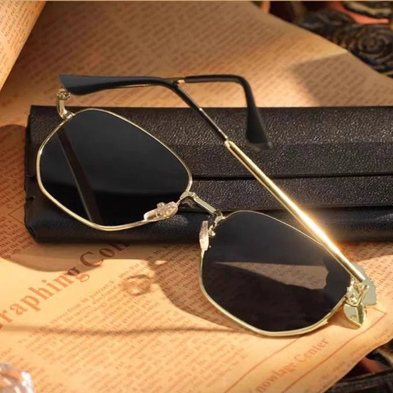 Genshin Impact Navia Cosplay Sunglasses – Metal Eyewear with Free Glasses Box