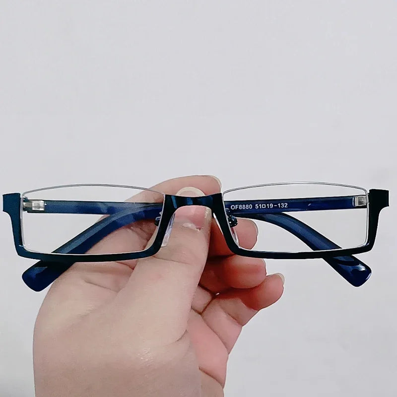 Zenin Maki Cosplay Glasses – Purple Half-Frame Anime Eyewear Prop