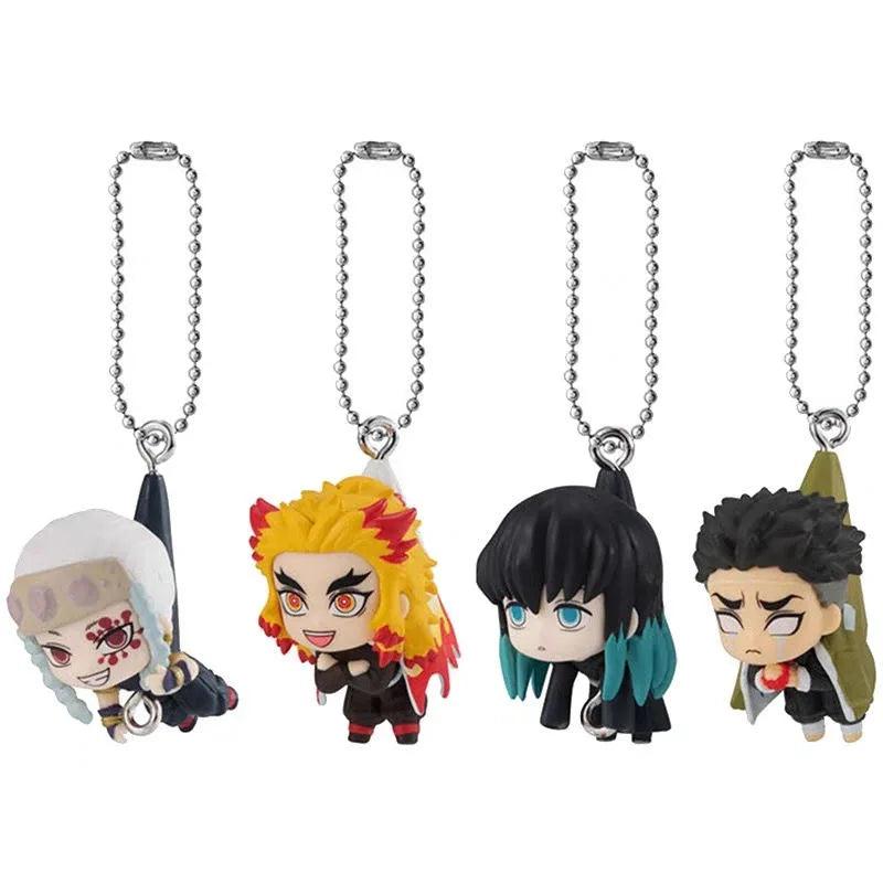 Demon Slayer Corps Keychain - Anime Figure Pendant for Backpacks & Keys