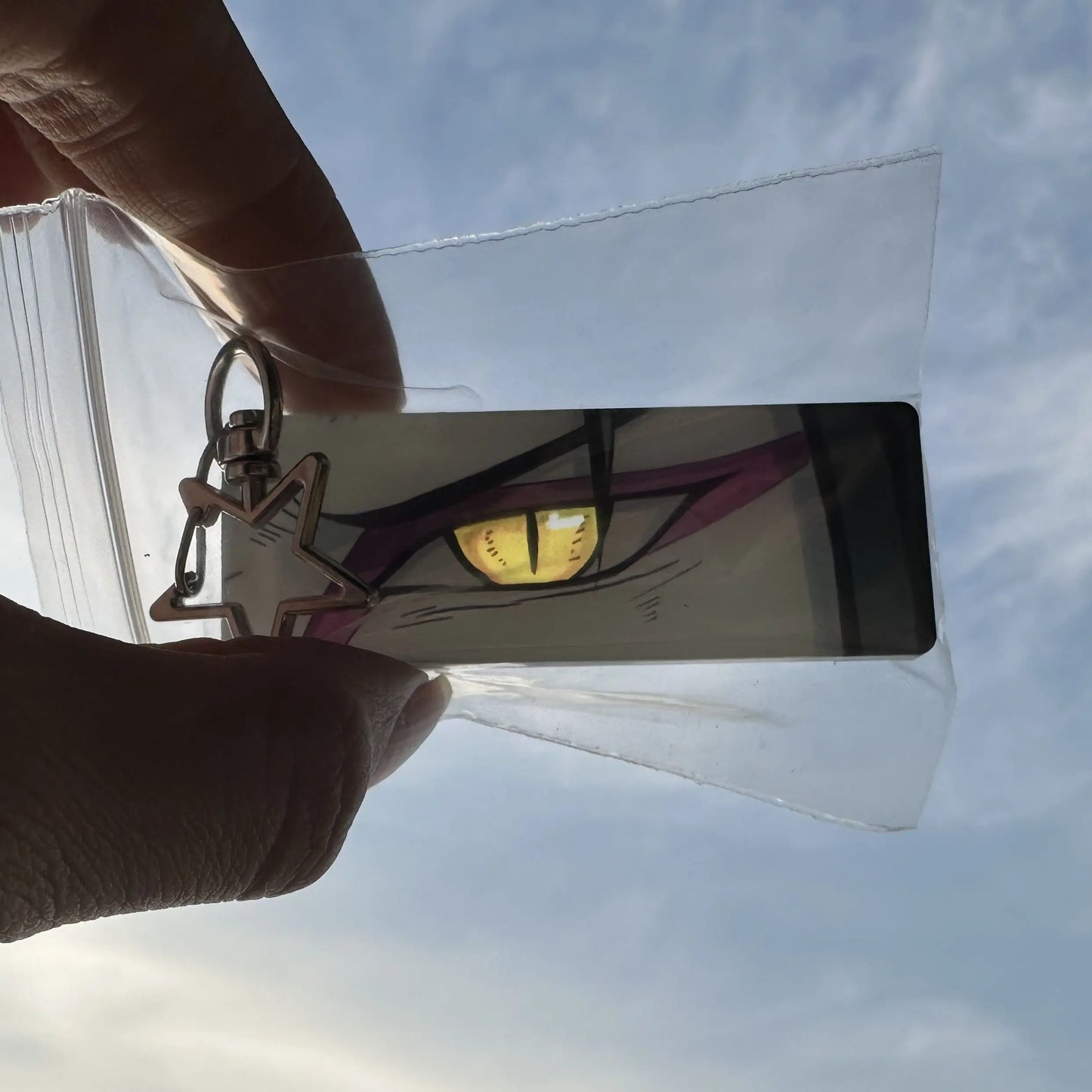 Naruto Uchiha Itachi Acrylic Keychain – Shining Eyes Double-Sided Backpack Pendant
