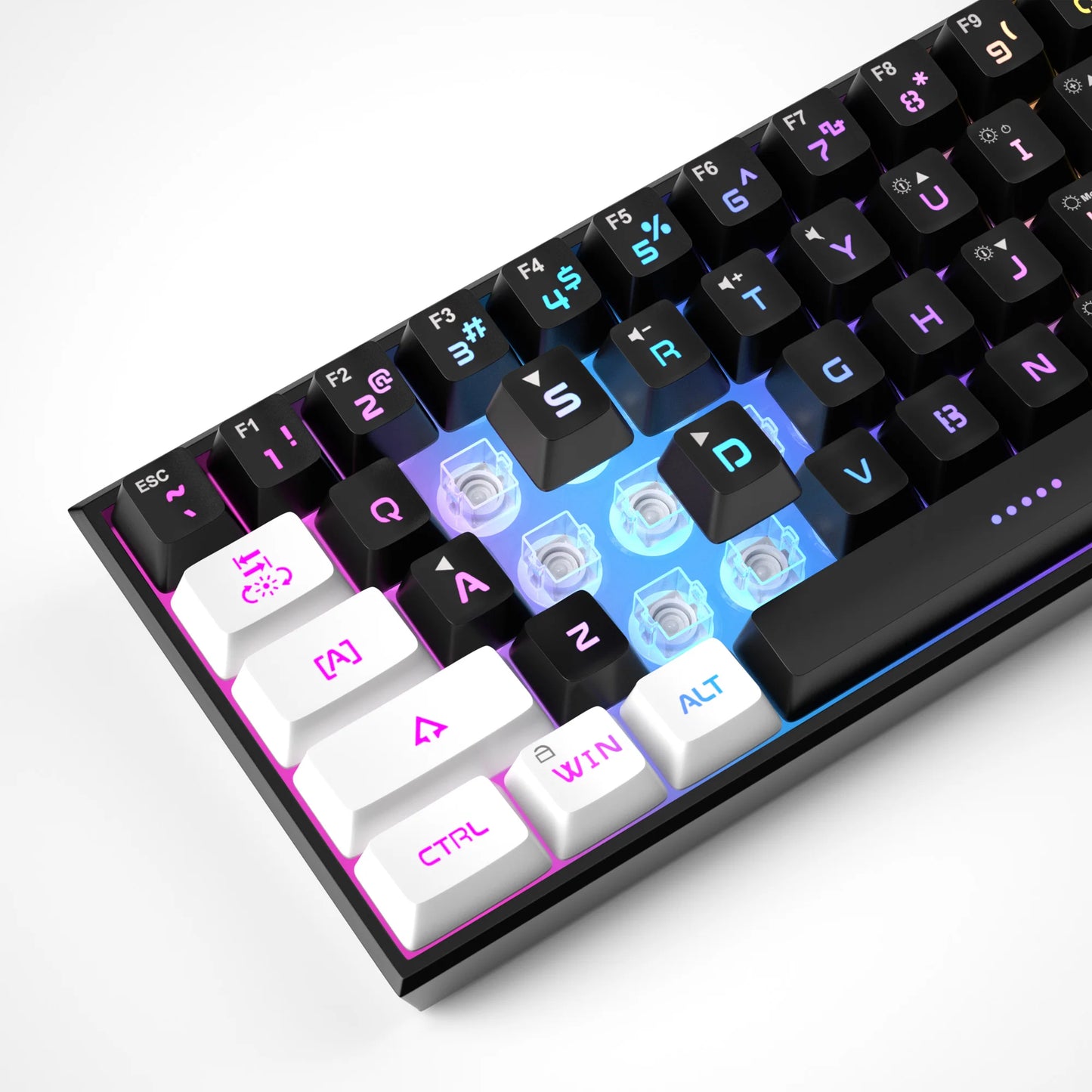 MageGee TS91 Compact RGB Wired Keyboard