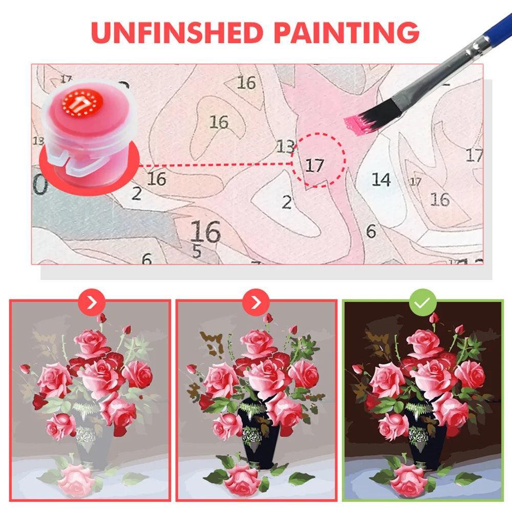 Unleash Your Inner Artist with a Stunning Dragon Girl Paint-by-Numbers Kit! - Rexpect Nerd