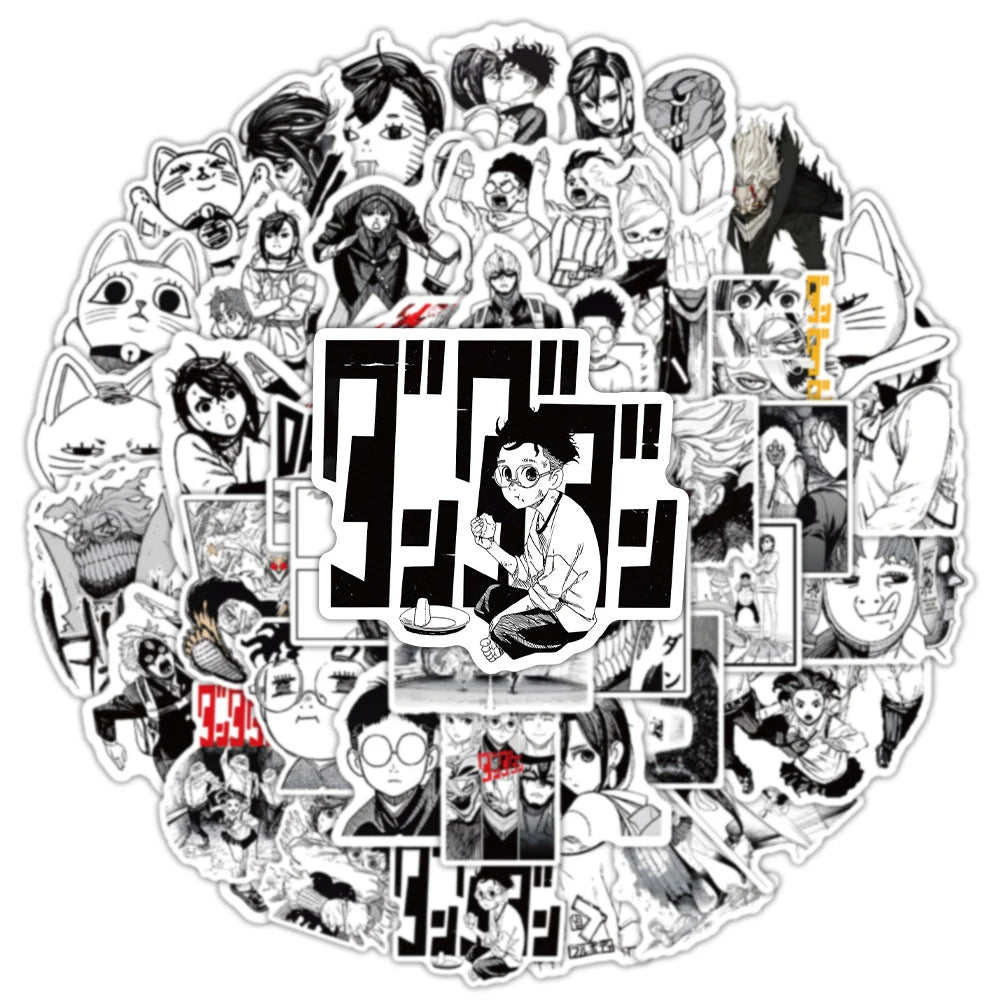 Dandadan Manga Stickers - Cool Waterproof Decals for Laptop & Travel