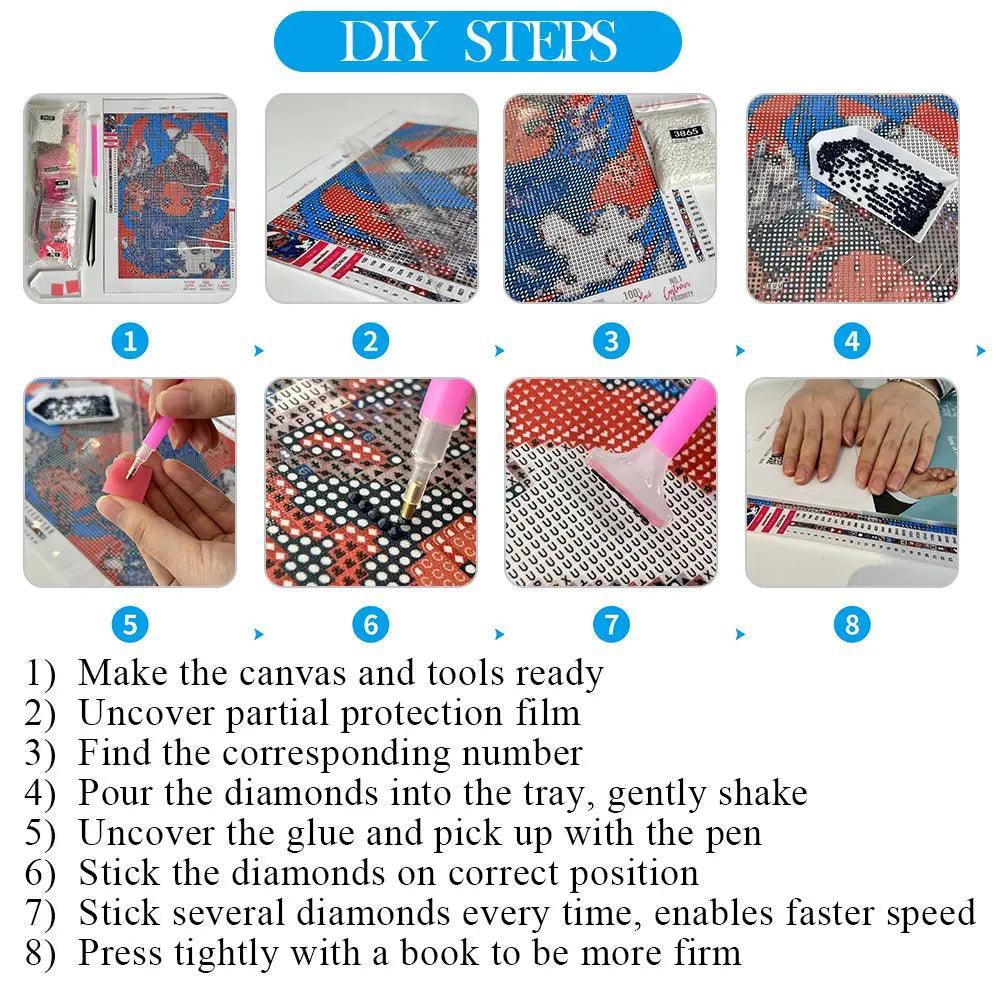 Bring Satoru Gojo's Power to Life with a Dazzling Diamond Painting Kit! - Rexpect Nerd