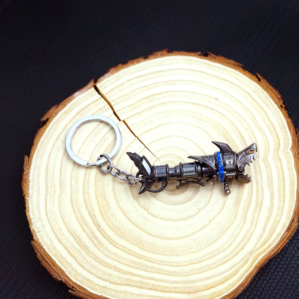 League of Legends Jinx Cannon Keychain - Stylish Game Accessory for Fans