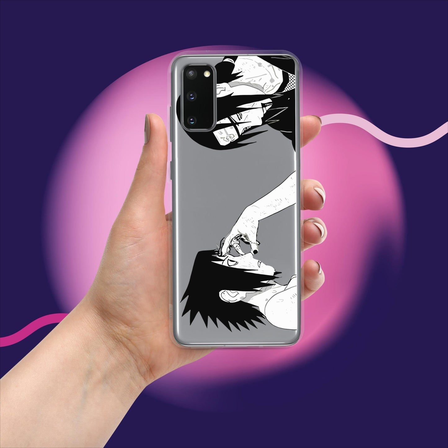 Uchiha Brothers Clear Case for Samsung® - Rexpect Nerd