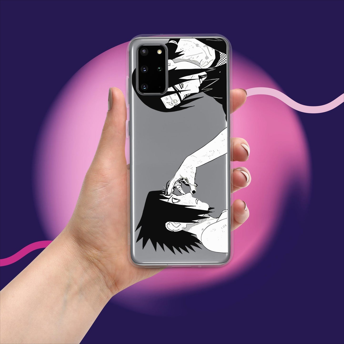 Uchiha Brothers Clear Case for Samsung® - Rexpect Nerd