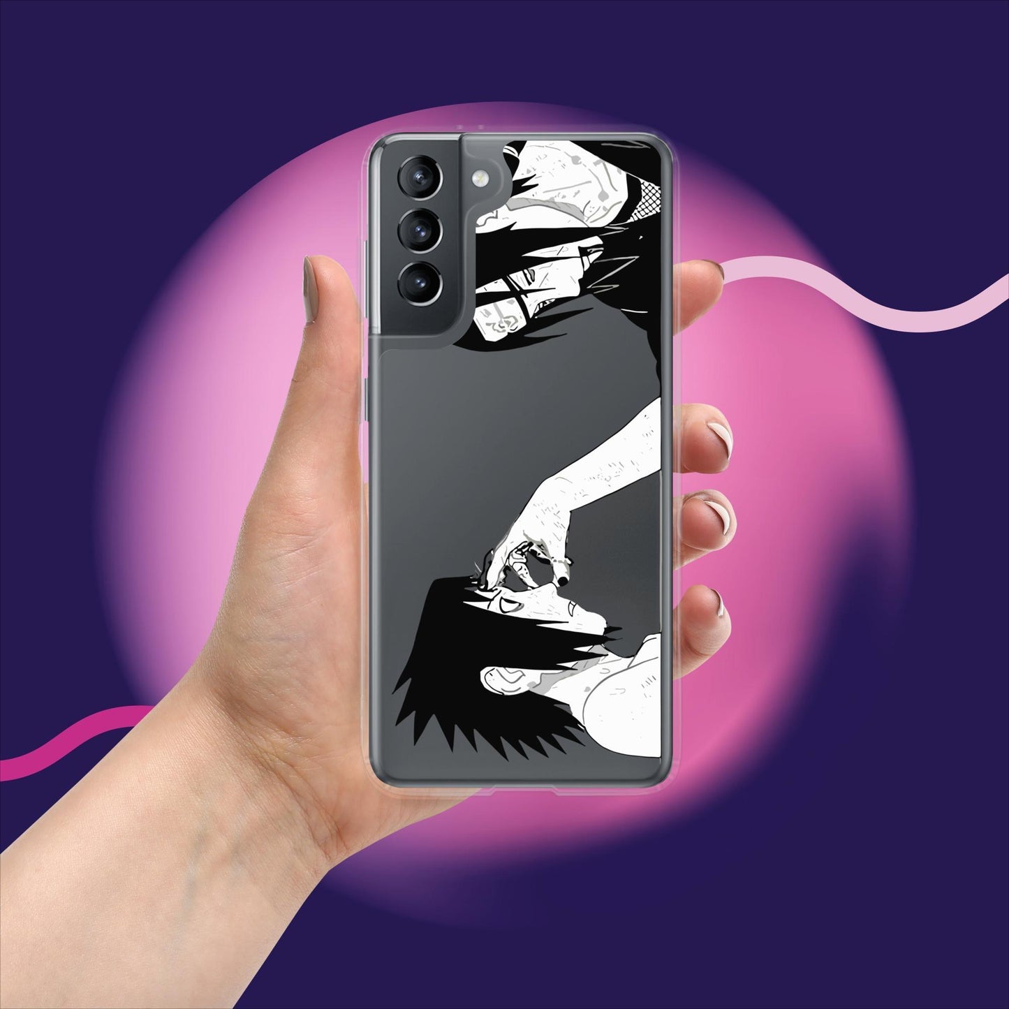 Uchiha Brothers Clear Case for Samsung® - Rexpect Nerd