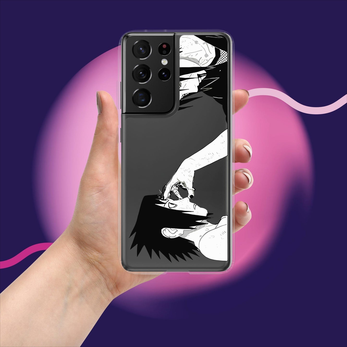 Uchiha Brothers Clear Case for Samsung® - Rexpect Nerd