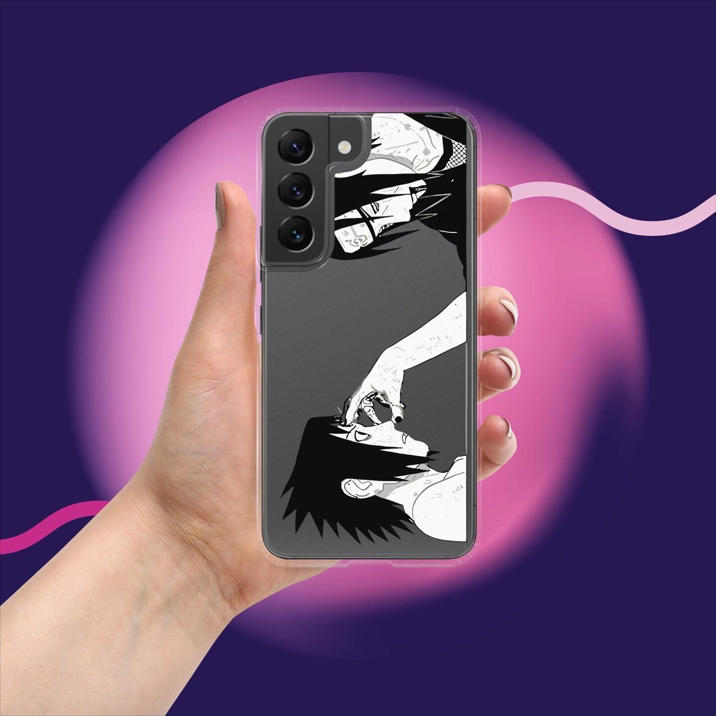 Uchiha Brothers Clear Case for Samsung® - Rexpect Nerd