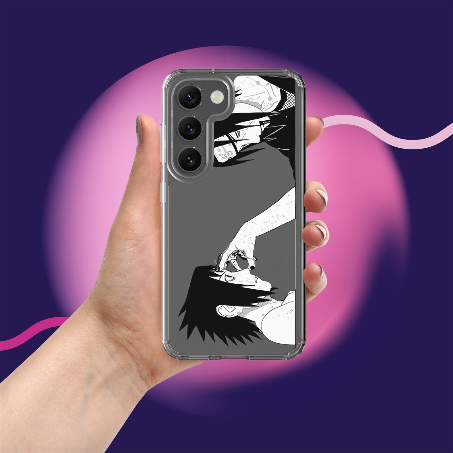 Uchiha Brothers Clear Case for Samsung® - Rexpect Nerd