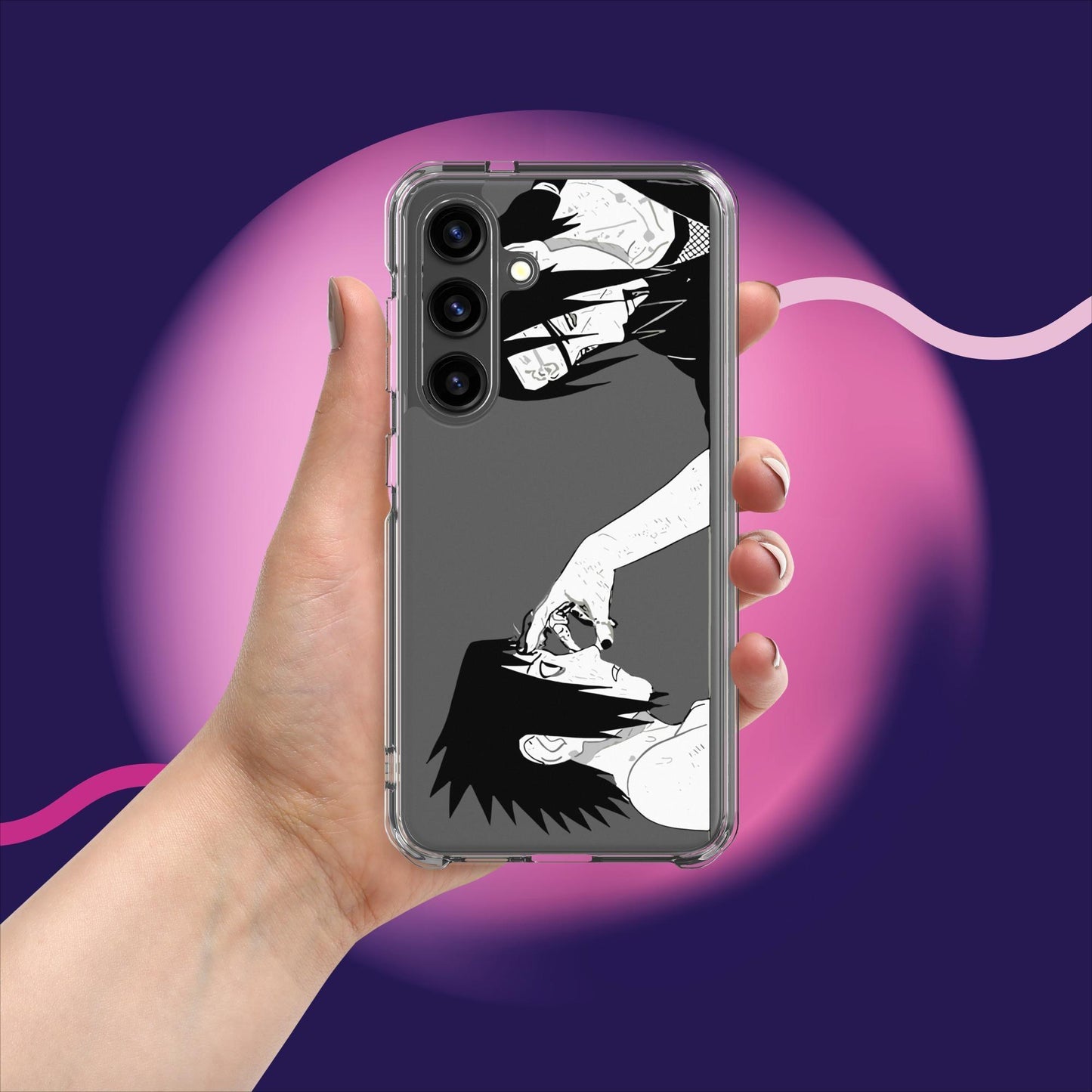 Uchiha Brothers Clear Case for Samsung® - Rexpect Nerd