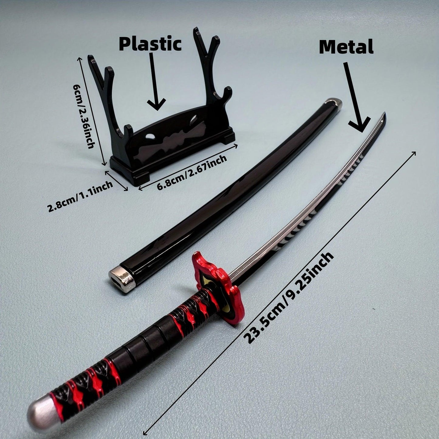 Sword of the Samurai - 23.5cm Metal Game Sword Replica for Anime & Game Fans