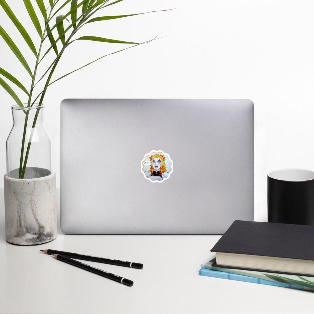 UMAI! Replicate Rengoku's Passion with this Bubble-free stickers - Rexpect Nerd