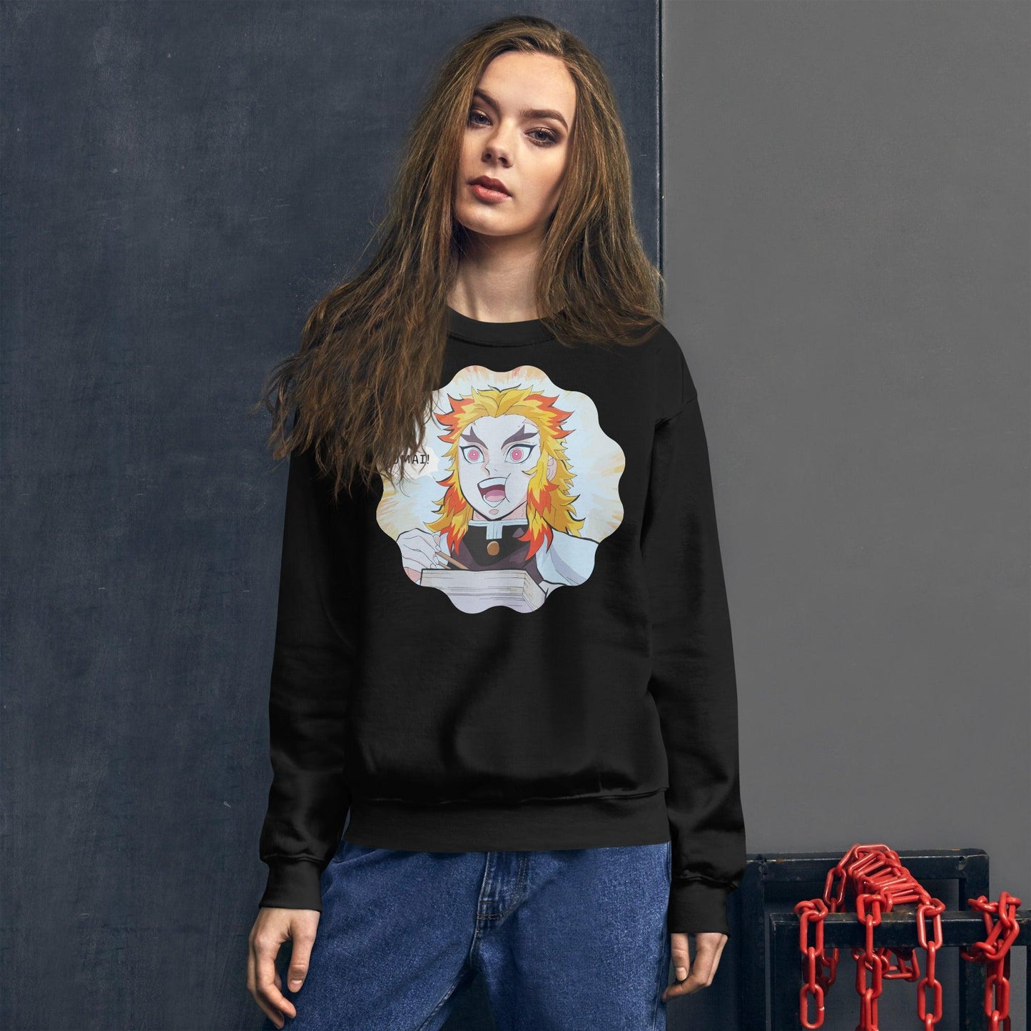 UMAI! Replicate Rengoku's Passion with this Unisex Sweatshirt - Rexpect Nerd