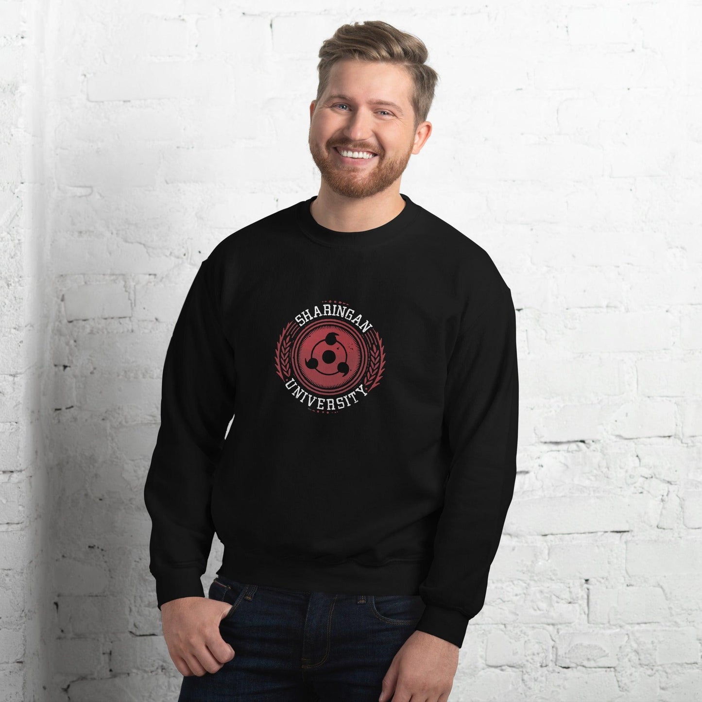 Sharingan University Unisex Sweatshirt - Rexpect Nerd