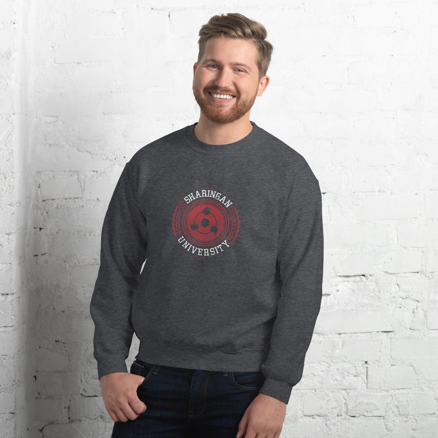 Sharingan University Unisex Sweatshirt - Rexpect Nerd
