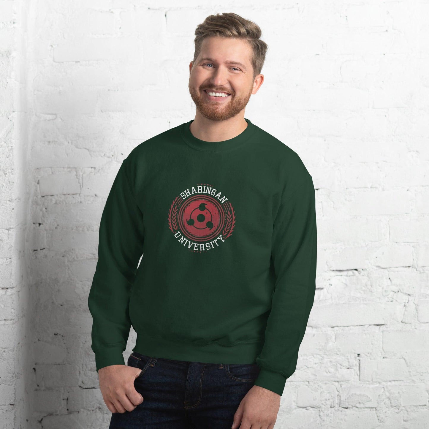 Sharingan University Unisex Sweatshirt - Rexpect Nerd