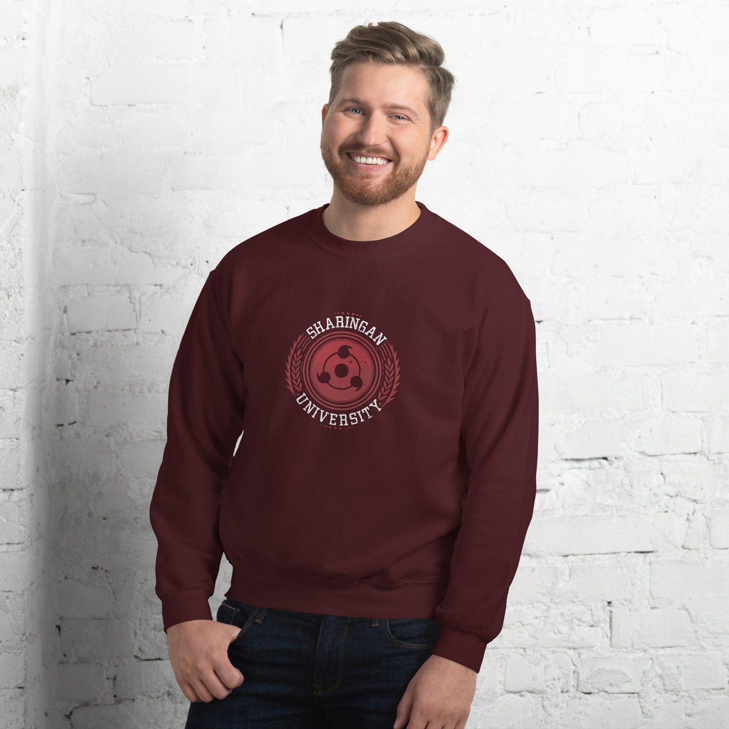Sharingan University Unisex Sweatshirt - Rexpect Nerd