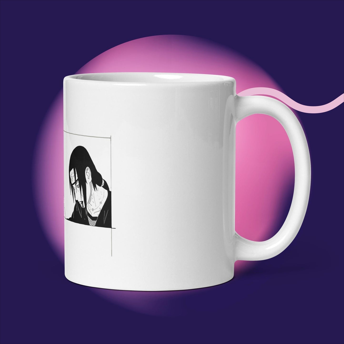 Uchiha Brothers White glossy mug - Rexpect Nerd