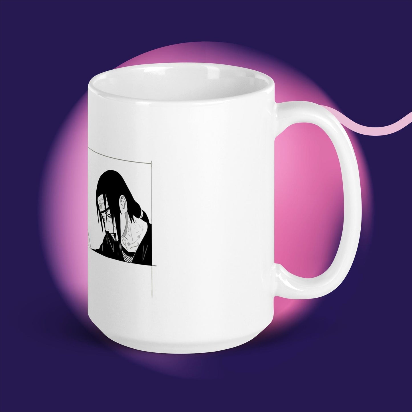 Uchiha Brothers White glossy mug - Rexpect Nerd