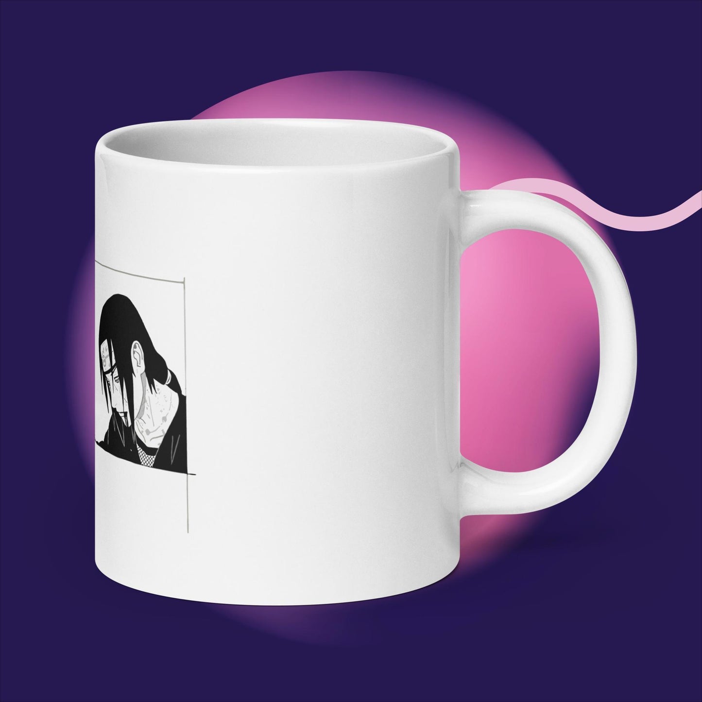 Uchiha Brothers White glossy mug - Rexpect Nerd