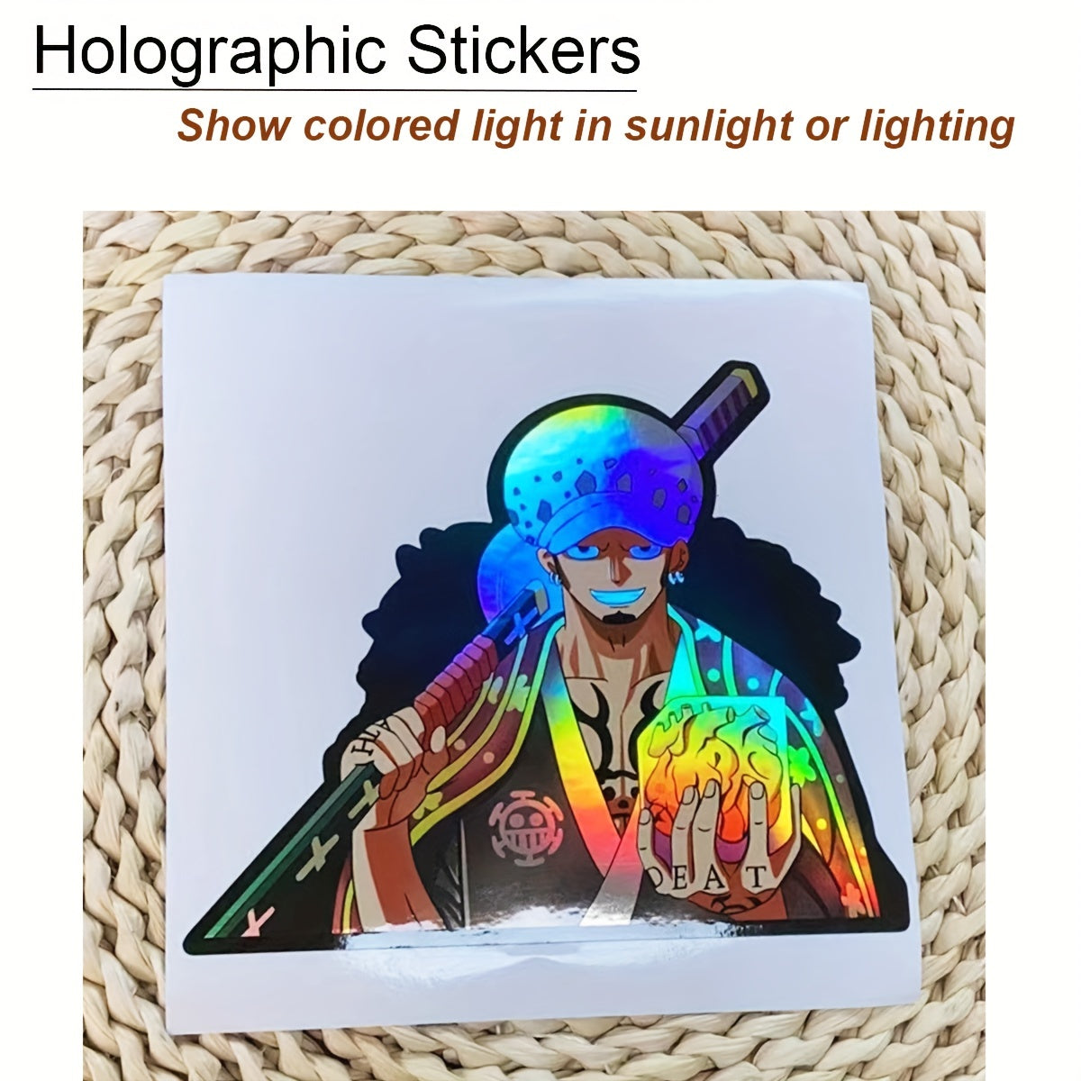 Vibrant Holographic Car Stickers - Waterproof Decals for Cars, Autos, Motorcycles, Laptops, and Bumpers - Colorful Stickers and Unique Peeker Decals for Personalization and Stylish Accessories - Rexpect Nerd