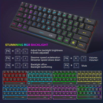 MageGee TS91 Mini Gaming Keyboard - Compact Powerhouse for Work &amp; Play!