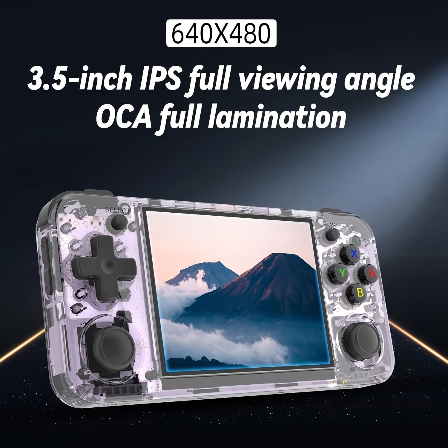 ANBERNIC Handheld Game Console, 3.5 Inch IPS Screen Linux System Support HD TV Output 5G WiFi B4.2, RG35XX H Linux System 3300MAH High Capacity Battery, 1.5GHz Frequency - Rexpect Nerd