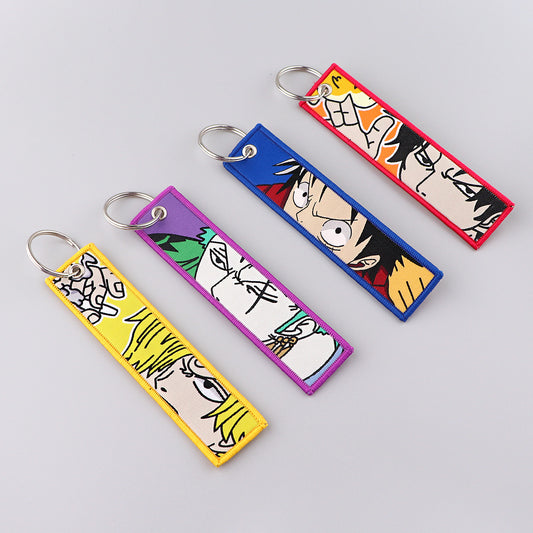 1pc Collectors Anime Tag Keychain - Durable Souvenir Charm for Keys, Bags, Backpacks & Cars - Stylish ID Card Holder, Perfect Gift for Friends - Rexpect Nerd