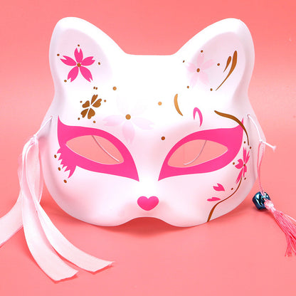 1pc Fox Mask Japanese Anime Props Decoration Firework Festival Accessories - Rexpect Nerd