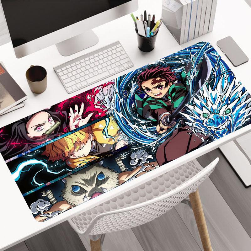 Vibrant Anime-Themed Gaming Mousepad - Large HD Print, Anti-Slip Base - Perfect for Gamers and Office Use - Rexpect Nerd