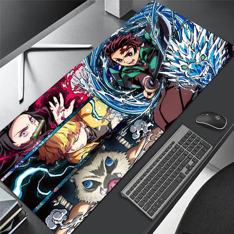 Vibrant Anime-Themed Gaming Mousepad - Large HD Print, Anti-Slip Base - Perfect for Gamers and Office Use - Rexpect Nerd