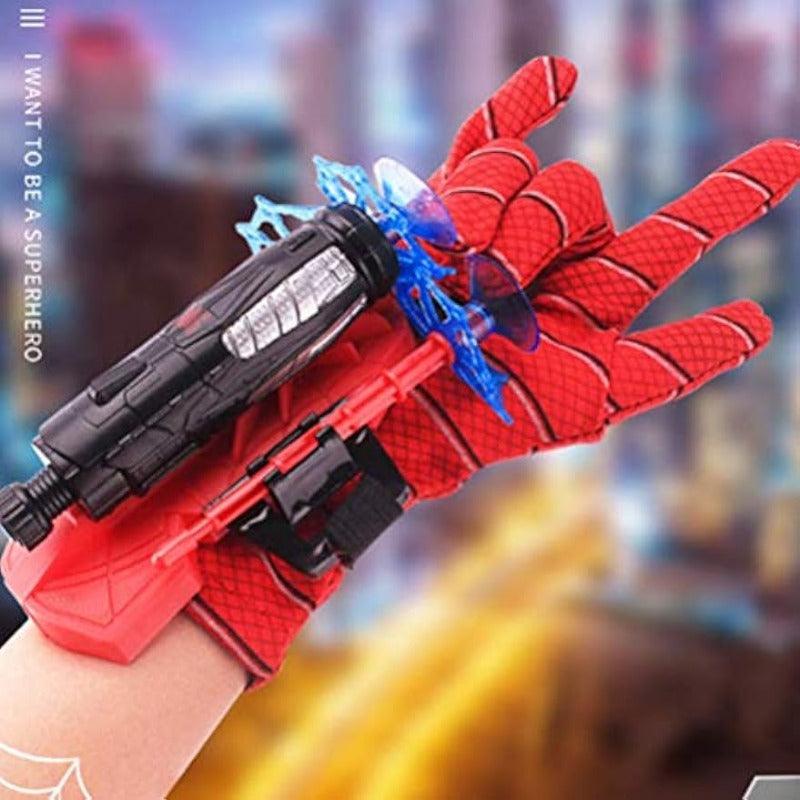 Spider Glove Men's Network Shooting, Launcher Spider Plastic Role Playing Gloves Hero Movie Launcher Wrist Toy Collection Interesting Decoration Interesting Educational - Rexpect Nerd