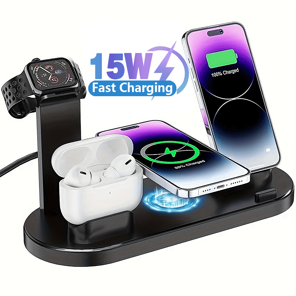 Declutter Your Desk and Power Up Your Devices with the 15W Wireless Charging Station! - Rexpect Nerd