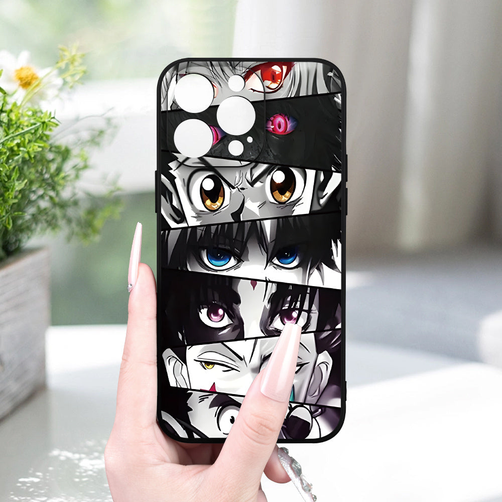Eye-Catching Anime Themed Phone Case - Durable Frosted Finish with Premium Quality - Perfectly Fits Apple 15, 14, 13, 12, 11, XS, XR, X, 7, 8 Plus, Pro Max, and Mini Models - Simple yet Stylish Design - Rexpect Nerd