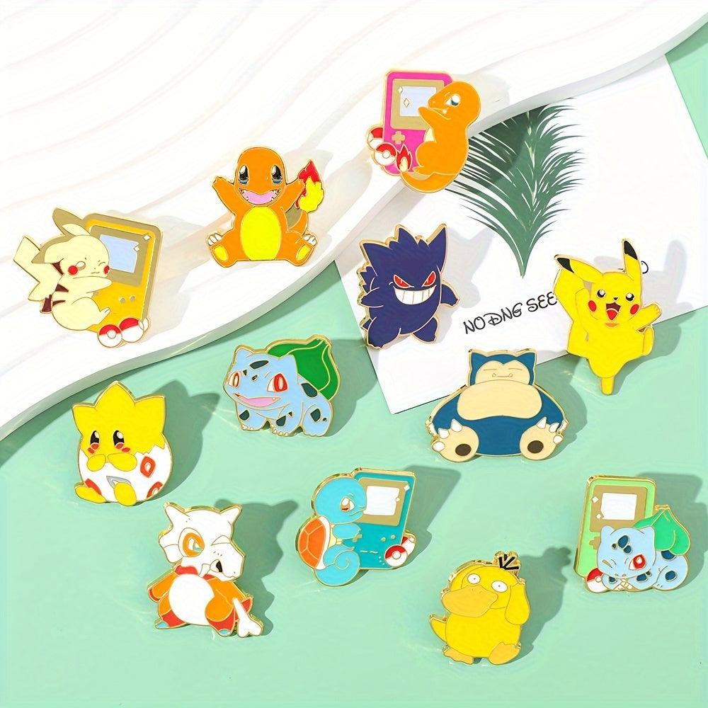 Add a Touch of Whimsy to Your Look with These Adorable Anime Brooches (12-Pack)! - Rexpect Nerd