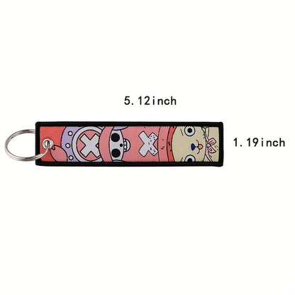 1pc Collectors Anime Tag Keychain - Durable Souvenir Charm for Keys, Bags, Backpacks & Cars - Stylish ID Card Holder, Perfect Gift for Friends - Rexpect Nerd