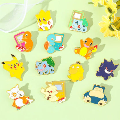 Add a Touch of Whimsy to Your Look with These Adorable Anime Brooches (12-Pack)! - Rexpect Nerd