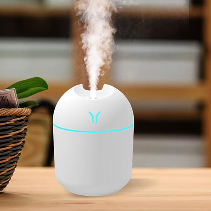 1pc Cylindrical Aroma Diffuser & Humidifier - Freshens Room Air, Nourishes Plants with Soothing Cold Mist, Soft Night Light, and Whisper-Quiet Operation - Rexpect Nerd