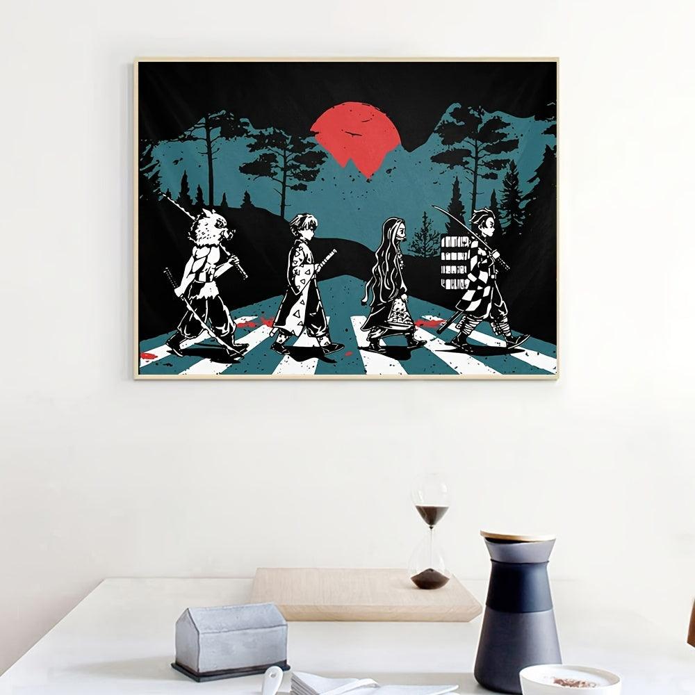 Unleash the Fury with Breathtaking Demon Slayer Canvas Art! - Rexpect Nerd