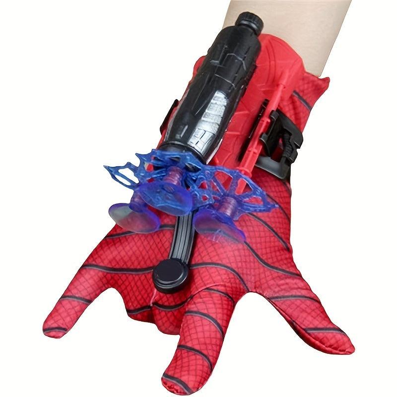 Spider Glove Men's Network Shooting, Launcher Spider Plastic Role Playing Gloves Hero Movie Launcher Wrist Toy Collection Interesting Decoration Interesting Educational - Rexpect Nerd