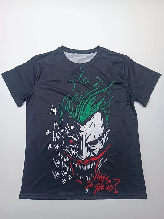 Why So Serious? Embrace Your Inner Joker with This Graphic Tee! 🃏 - Rexpect Nerd
